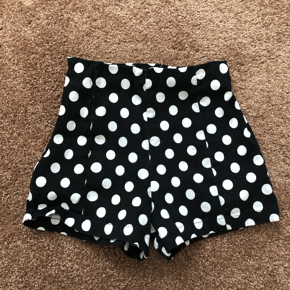 Cute Polka Dot High Waist Shorts